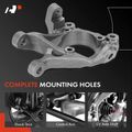 2 Pcs Front Steering Knuckle for Jeep Wrangler V6 3.6L 3.8L 2007-2017