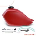 Red Fuel Tank with Cap & Fuel Petcock for Honda ATC250SX 1985 1986 1987