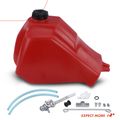 Red Fuel Tank with Cap & Fuel Petcock for Honda ATC185 1980 ATC200 1981-1983