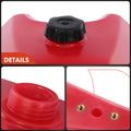 Red Fuel Tank with Cap & Fuel Petcock for Honda FourTrax 300 1988-1992