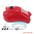 Red Fuel Tank with Cap & Fuel Petcock for Honda FourTrax 300 1988-1992