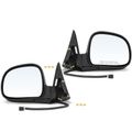 2 Pcs Front Black Power Heated Mirror for 1996 Chevrolet S10