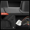 2 Pcs Textured Black Powered Heated Mirror Assembly for Dodge Ram 1500 09-18 2500 3500 4500