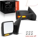 2 Pcs Textured Black Powered Heated Mirror Assembly for Ford F-150 04-14