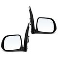 2 Pcs Driver & Passenger Textured Black Mirror with Power Glass Adjust for Mercedes-Benz Metris W447 16-23