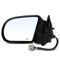 Driver Black Textured Mirror with Power Glass Adjust for Chevy Blazer GMC Sonoma Olds