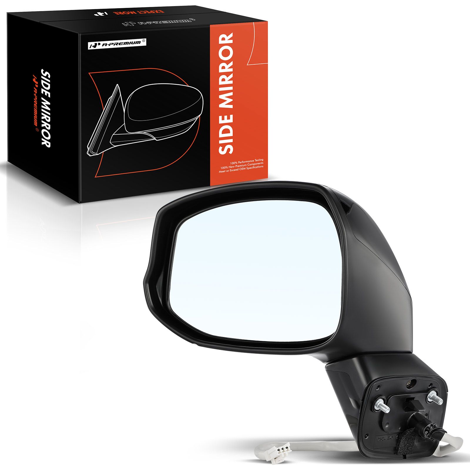 Front Driver Black Power Mirror for Honda Civic 2012-2015
