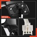 Front Driver White Power Mirror for Honda Civic 2012-2013 1.5L 1.8 L 2.4L