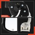 Front Driver White Power Heated Mirror for Honda Civic 2012-2013