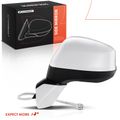 Front Driver White Power Heated Mirror for Honda Civic 2012-2013