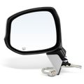 Front Driver White Power Heated Mirror for Honda Civic 2012-2013