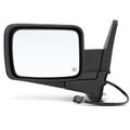 Front Driver Black Power Heated Mirror for 2008 Jeep Commander