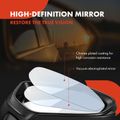 Front Driver Black Power Mirror with 3-Pin for Honda Civic 2016-2021 1.5L 2.0L
