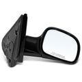 Passenger Black Mirror with Manual Glass Adjust for Chrysler Town & Country 01-07