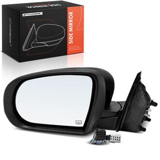 Driver Black Mirror with Power Glass Adjust for Jeep Cherokee KL 2014-2018 with Manual Folding