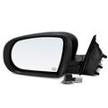 Driver Black Mirror with Power Glass Adjust for Jeep Cherokee KL 2014-2018 with Manual Folding