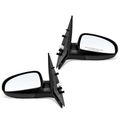 2 Pcs Driver & Passenger Black Mirror with Power Glass Adjust for 2011 Chevrolet Aveo5