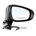 Front Passenger Black Power Heated Mirror for 2014 Lexus ES300h