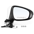 Front Passenger White Power Heated Mirror for 2013-2015 Lexus ES350