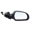 Passenger Black Mirror with Power Glass Adjust for 2015 Audi A4 allroad