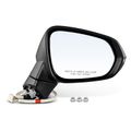 Front Passenger Black Power Heated Mirror for 2015 Lexus NX200t