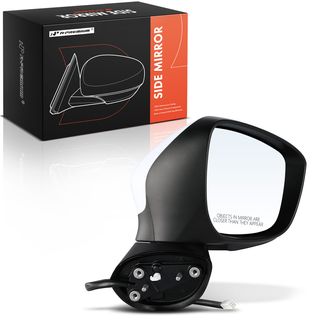 Front Passenger White Power Heated Mirror with Turn Lamp for Mazda CX-5 15-16