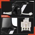 Front Passenger White Power Mirror for Honda Civic 2012-2015