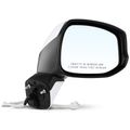 Front Passenger White Power Mirror for Honda Civic 2012-2015