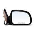 Front Passenger Black Non-Folding Mirror for 2007 Pontiac Grand Prix