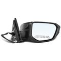 Front Passenger Black Power Mirror with 3-Pin for Honda Civic 2016 2017-2021