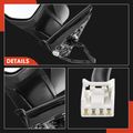 Front Passenger Black Power Mirror with 3-Pin for Honda Civic 2016 2017-2021