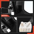 Front Passenger Black Power Heated Mirror for Honda Civic 2016-2021 with 7-Pins