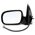 Driver Black Smooth Mirror with Power Glass Adjust for Chevrolet Venture Pontiac Trans Sport