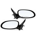 2 Pcs Driver & Passenger Black Mirror with Power Glass Adjust for Buick LaCrosse Allure 2005-2008 Non-Fold