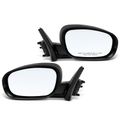 2 Pcs Driver & Passenger Black Mirror with Power Glass Adjust for Dodge Charger Chrysler 300