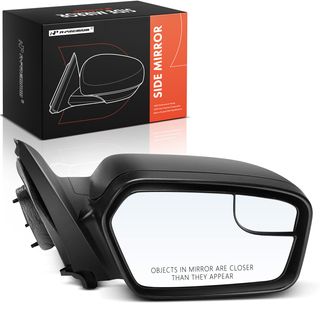 Passenger Textured Black Mirror with Power Glass Adjust for Ford Fusion Mercury Milan