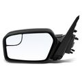 Driver Smooth Black Mirror with Power Glass Adjust for Ford Fusion 11-12 Mercury Milan