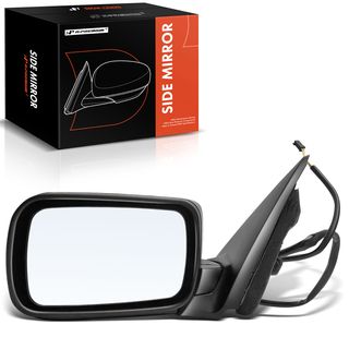 Driver Black Mirror with Power Glass Adjust for BMW 320i 325i 01-05