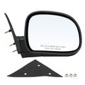 Front Right Black Manual Folding Mirror for 1996 Isuzu Hombre