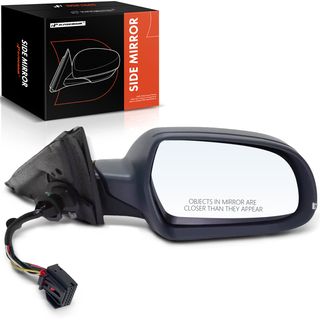 Passenger Primed Mirror with Power Glass Adjust for Audi A3 2011-2013