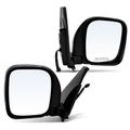 2 Pcs Driver & Passenger Black Mirror with Power Glass Adjust for Mitsubishi Montero 2001-2004