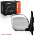 Passenger Black & Chrome Mirror with Power Glass Adjust for Mitsubishi Montero 2001-2006