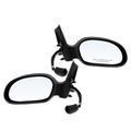 2 Pcs Driver & Passenger Black Mirror with Power Glass Adjust for Ford Taurus 2000-2007 Mercury