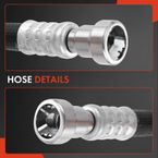 Lower Transmission Oil Cooler Line Assembly for Dodge Ram 2500 3500 2003-2004