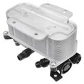 Transmission Oil Cooler Heat Exchanger with Thermostat for BMW F10 528i L4 2.0L