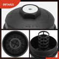 Engine Oil Filter Housing Cover Cap for 2004 Volkswagen Touareg 4.2L V8