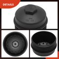 Engine Oil Filter Housing Cover Cap for 2009 Ford F-350 Super Duty 6.4L V8