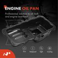 Engine Oil Pan with Drain Plug for 2014 Ford Mustang 5.0L V8