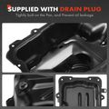 Engine Oil Pan with Drain Plug for 2014 Ford Mustang 5.0L V8