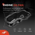 Lower Engine Oil Pan with Gasket for 2013 Nissan Frontier 4.0L V6